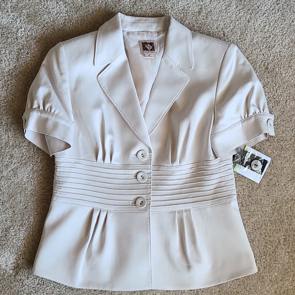 Anne Klein Executive Collection 2pc Short Sleeve & Skirt Set - Picture 5 of 13